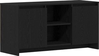 vidaXL Vidaxl - Soporte de tv Negro 102 x 37.5 x 52.5 cm Madera contrachapada