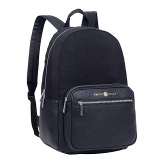 Pretty Green Rugzak met Essentials logo (Zwart)
