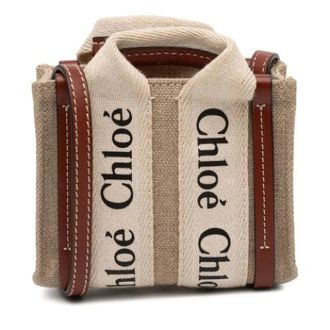 Chlo&eacute; Mini Bag in Tela Pre-owned - - Pre-owned - Donna - Beige - ONE SIZE