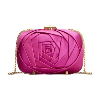 Roger Vivier Dames, Tassen, Roze, Maat: ONE Size Satijn