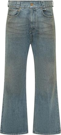 Willy Chavarria Flared Denim Jean - Heren - Regular Fit Jeans - Blauw - W30 - Denim - Jeans