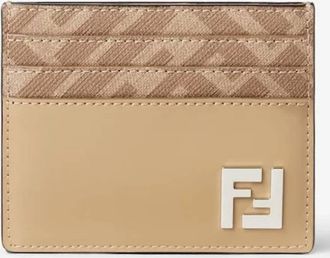 Fendi FF Squared Leather Card Holder