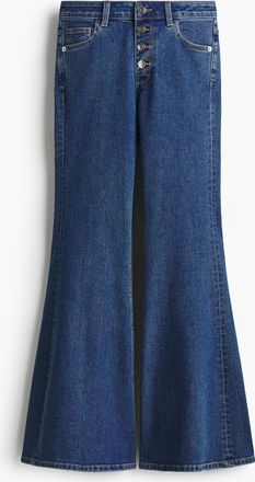 H&M Flared High Jeans - Blue