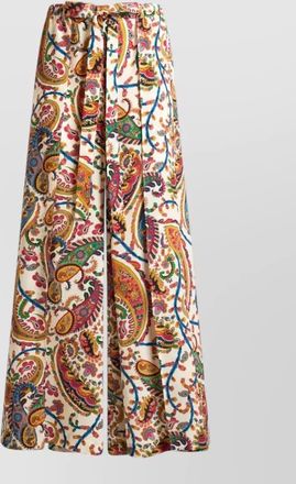 Etro paisley silk blend belted maxi dress