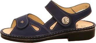 Finn Comfort Costa Sandaal - Dames - Schoenen - Blauw - Maat: 35 1/2 EU Leer