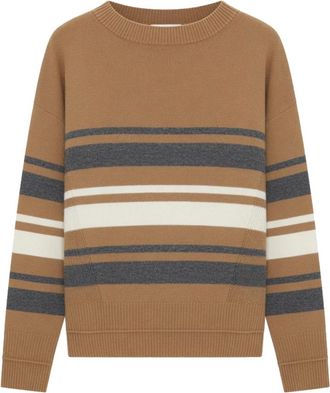 Pennyblack Fijngebreide trui met ronde hals - Dames - Ronde hals truien - Veelkleurig - L - Truien & Vesten