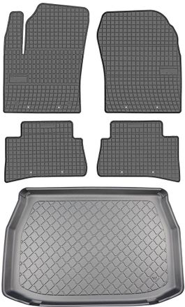 OEM Toyota C-hr Suv De Noviembre De 2019. Juego De Alfombrillas De Goma Para Coche Y Alfombrilla Para Maletero