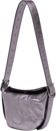Zadig&Voltaire Womens Shoulder Bag Silver Calfskin