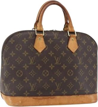 Louis Vuitton Pre-owned Handbags, female, Brown, Size: ONE SIZE Pre-owned Canvas Handbag