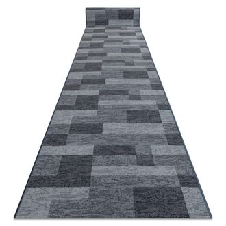 RugsX RugsX Anti-Slip Icona Runner in Grey | Size: 120 cm x 460 cm
