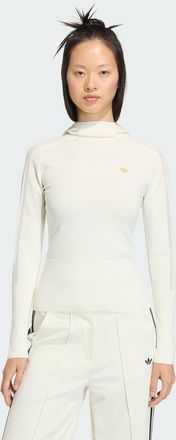 adidas Womens adidas KNITTED HOODED LONG SLEEVE