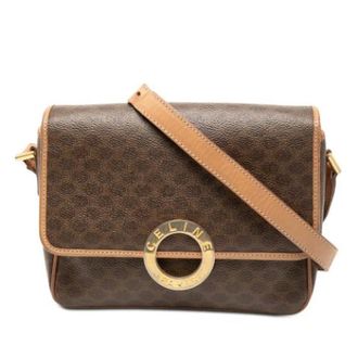 Celine Pre-owned Cross Body Bags, female, Brown, Size: ONE SIZE Pre-owned Fabric Crossbody Bag