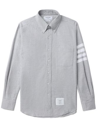 Thom Browne Camicia a righe - Grigio