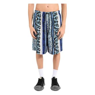Laneus Casual Shorts, male, Blue, Size: 2XL Casual Shorts