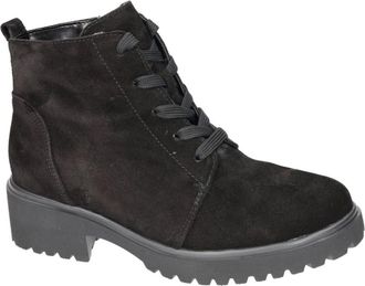 Waldl&auml;ufer Schoenen, Dames, Zwart, 37 EU, Leer, H-Luise Veterboot