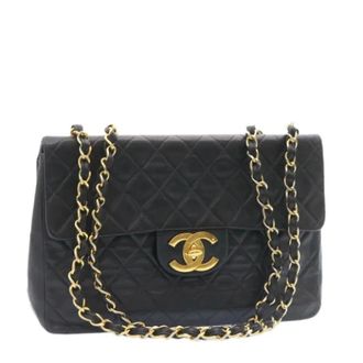 Chanel Pre-owned Vintage leren schoudertas - Dames - Pre-owned - Zwart - Maat: ONE Size Leer