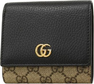 Gucci Black Pvc Leather Wallet (Bi-Fold) (Pre-Owned)