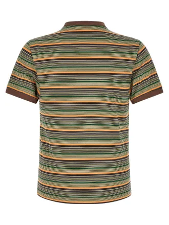 Marni Horizontal-Striped Cotton Jersey T-shirt - Green