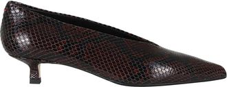 Aeyde Clara Pumps - Dames - Pumps - Rood - 36 EU - Leer - Schoenen