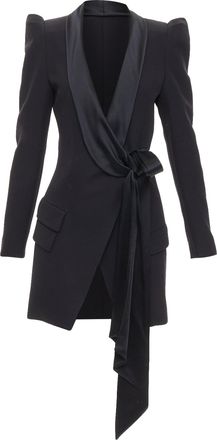 Alexandre Vauthier Tuxedo Plunge Mini Dress