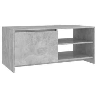 vidaXL Vidaxl Tavolino Salotto Grigio Cemento 102x50x45 Cm Legno