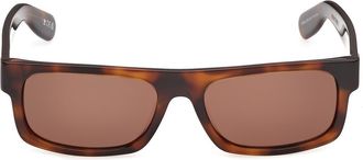 adidas Rectangular Sunglasses in Dark Havana/Brown at Nordstrom Rack