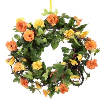 I.GE.A. Kunstkranz »Wildrosen« Rosenkranz, Türkranz, Rosenblüten