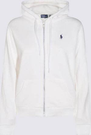 Ralph Lauren White Cotton Sweatshirt