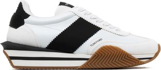 Tom Ford James Sneaker - Heren - Sneakers - Wit - 40 EU - Leer - Schoenen