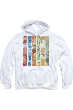 Gildan DC Comics Justice League Columns Adult Pull Over Hoodie / Hooded Sweatshirt