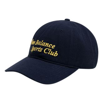 New Balance Embroidery New Balance Sports Club Hat Navy LAH32404-NNY