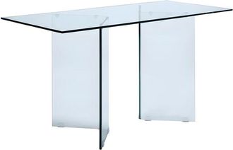 Vente-Unique Vente-unique - Scrivania in Vetro temperato Trasparente - clarissa