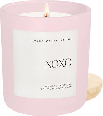 Sweet Water Decor 15oz Pink Matte Candle in Xoxo - Island Air at Nordstrom