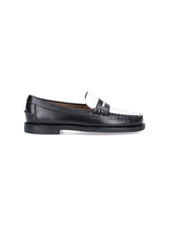 Sebago Black Dan Smooth Leather Loafers