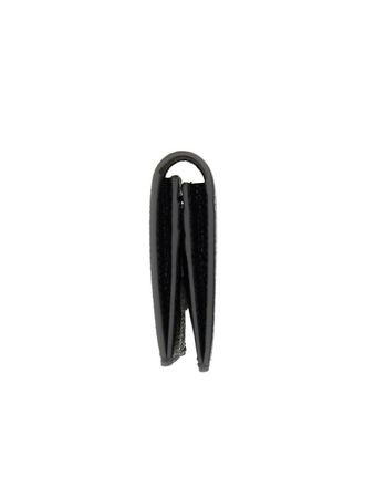 Thom Browne Pebble Grain Leather Card Case - Black