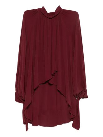 Dixie cotton blouse - women - Cotton - L - Red