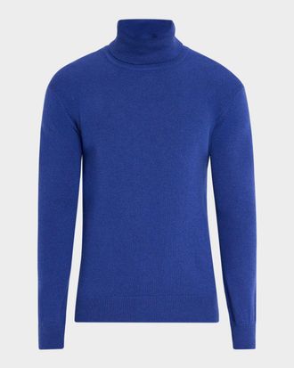 Saint Laurent Men & apos;s Cashmere and Wool Slim Turtleneck Sweater