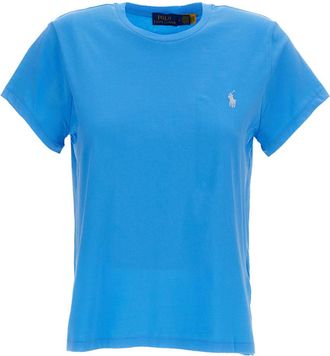 Polo Ralph Lauren Sky Blue Crew Neck Logo T-Shirt