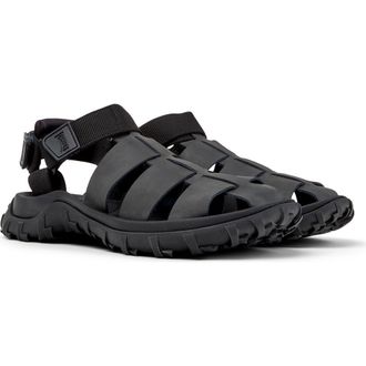 Camper Drift Trail Fisherman Sandal in Black at Nordstrom, Size 41