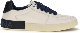 Dolce & Gabbana Multicolor Calf Leather Bos Taurus Low Top Mens Sneakers