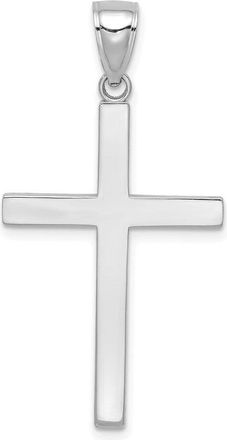 Diamond2Deal 10k Gold Polished Cross Pendant