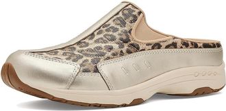 Easy Spirit Traveltime 20th Anniversary Edition Womens Shoes Gold/Leopard : 8.5 WW (EE), Leather
