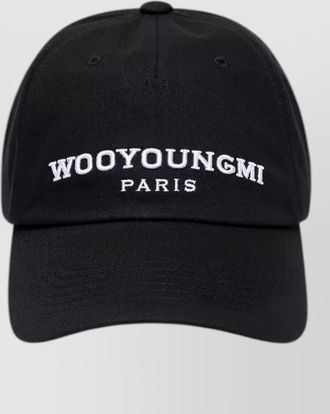 Wooyoungmi logo cap featuring curved brim detail