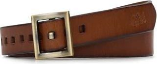 Patricia Nash Huxton Leather Belt in Tan at Nordstrom Rack, Size Medium