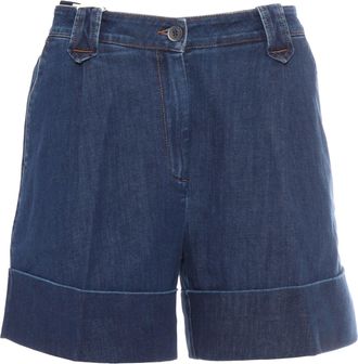 Fay Bermuda Chinos Risvolto Alto Lavato