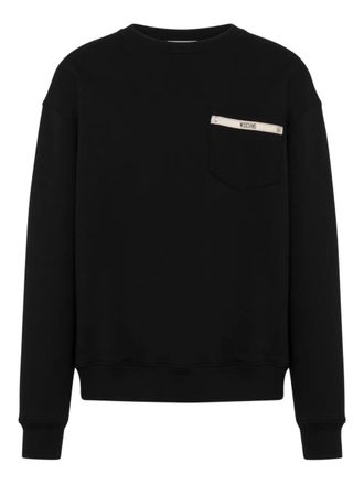 Moschino Relaxed-Fit Sweatshirt With Ribbed Cuffs and Hem