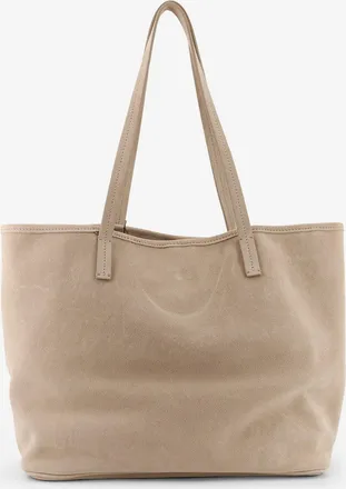 MC2 Saint Barth Womens Shoulder Bag Beige Suede