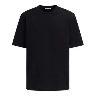 Marni T-Shirts, male, Black, M, Crew Neck T-shirt