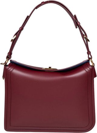 Lanvin Asymmetrical Compagnon Suede Bag