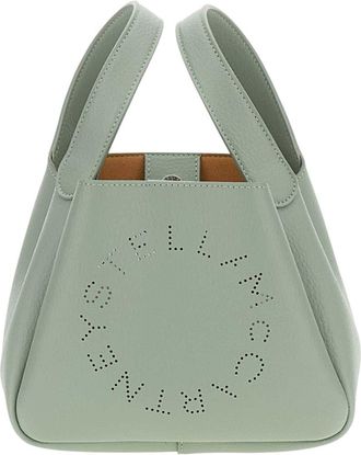 Stella McCartney Green Logo Mini Tote